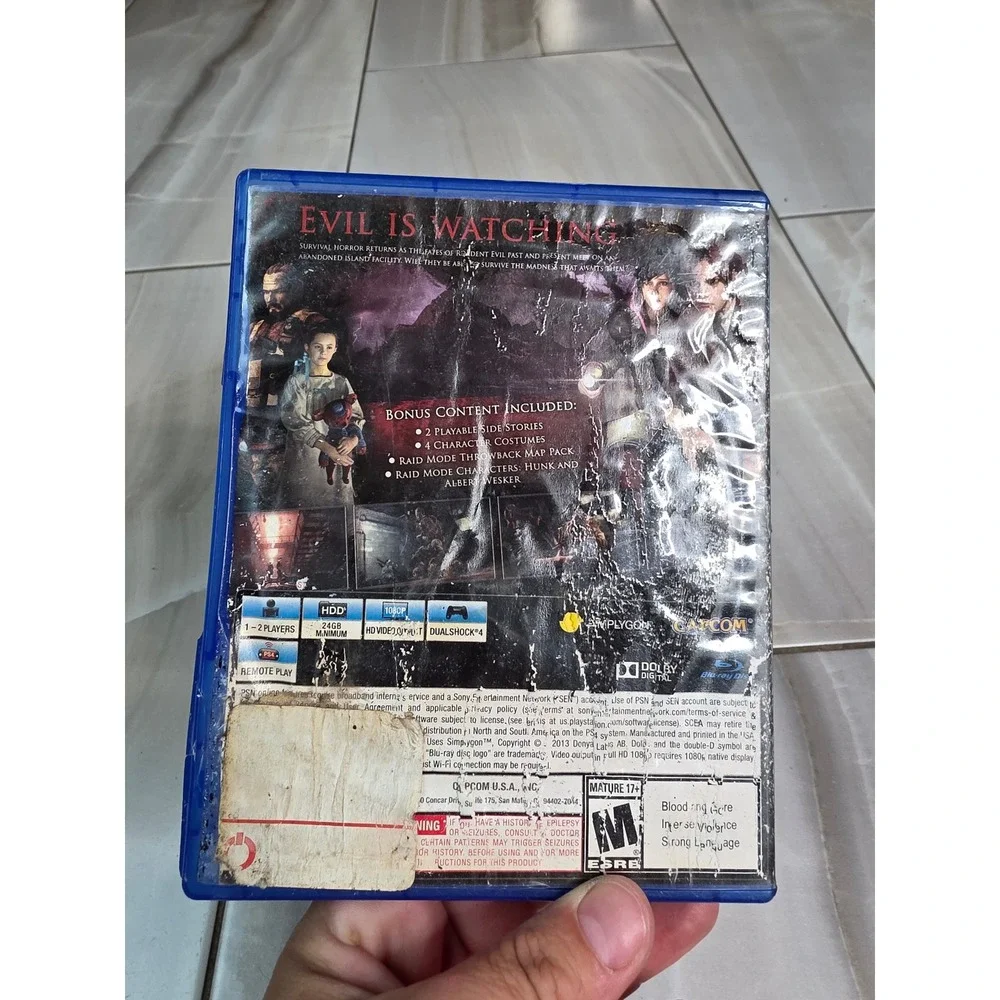 Resident Evil‎ Revelations 2 PS4 PlayStation 4 Capcom Survival Horror Game S4